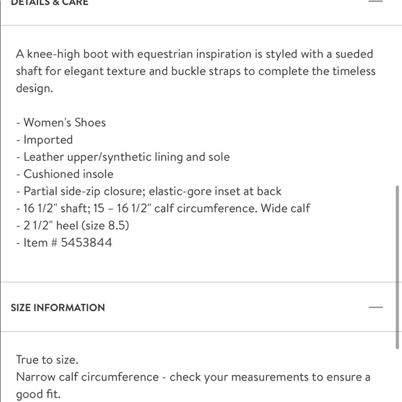 8.5 wide calf Lucky Brand Knee high boots - Picture 8 of 8